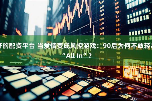 好的配资平台 当爱情变成风控游戏：90后为何不敢轻易“All In”？
